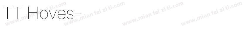 TT Hoves字体转换